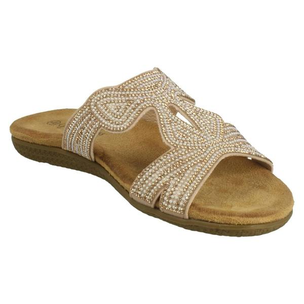 Savannah Ladies Savannah Flat Sandals F00470