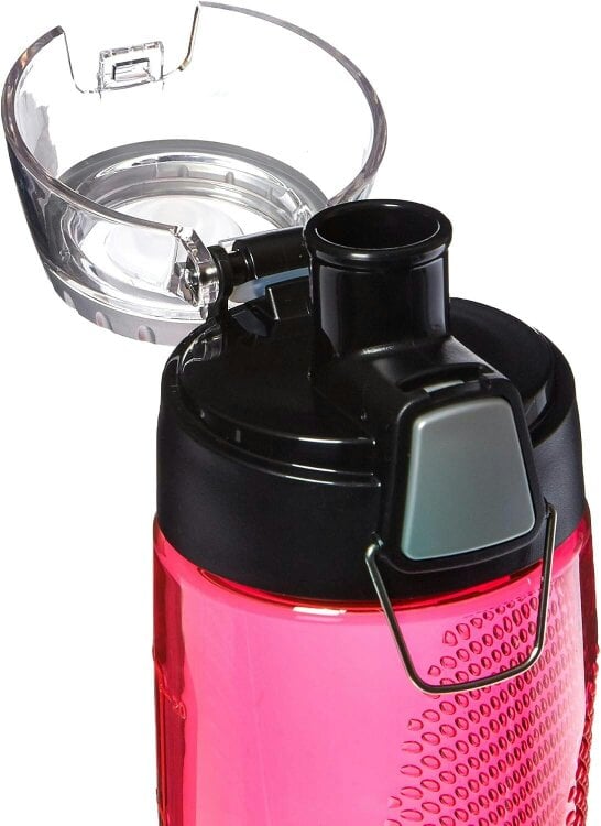 Thermos Tritan Hydration Water Bottle with Intake Meter Pink 710ml