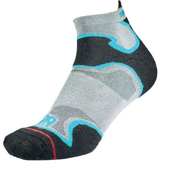 1000 Mile Mens Fusion Socklet Repreve Socks Double Layer Grey