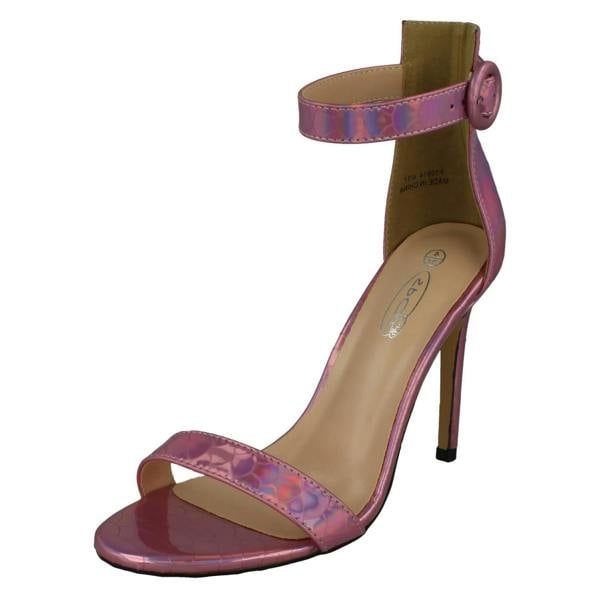 Spot On Ladies Spot On High Heel Sandals F10914