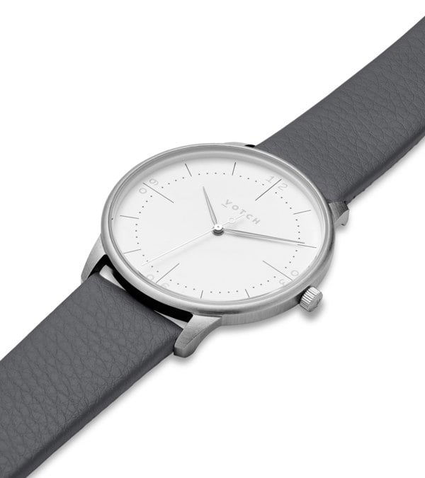 Votch Silver & Slate Grey Watch | Aalto