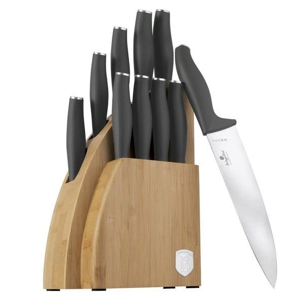 10 pcs knife set with BAMBOO stand Berlinger Haus BH2758