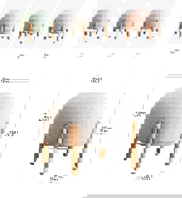 K19 LADYBUG Kid Footstool-Weilai Concept-Weilai Concept