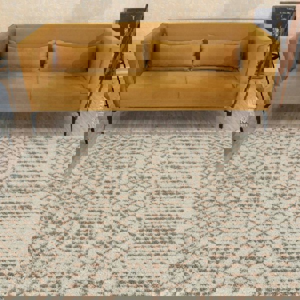 Moroccan shaggy Beige Ivory Rug Thick pile easy to clean