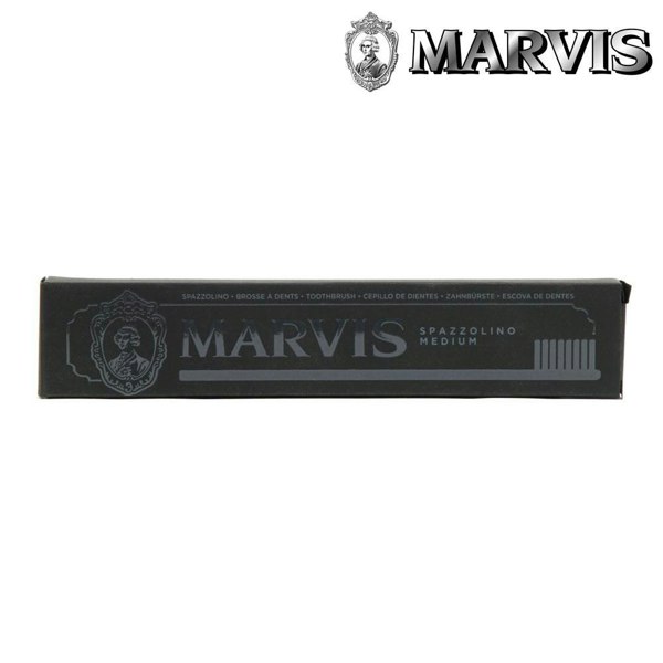Marvis Mouthwash, Classic Mint Toothpaste & Black Tooth brush