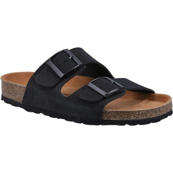 Hush Puppies Blaire Suede Women's Black Sandals