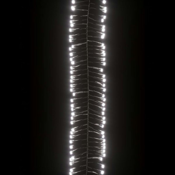 Berkfield LED Cluster String with 400 LEDs Cold White 7.4 m PVC