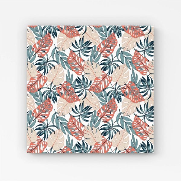 Warren Reed Tropical Leaf Pattern Canvas