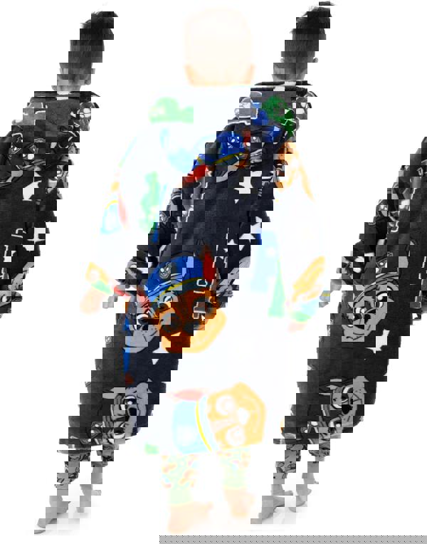 Paw Patrol Boys Grey Chase All-Over Print Blanket Hoodie