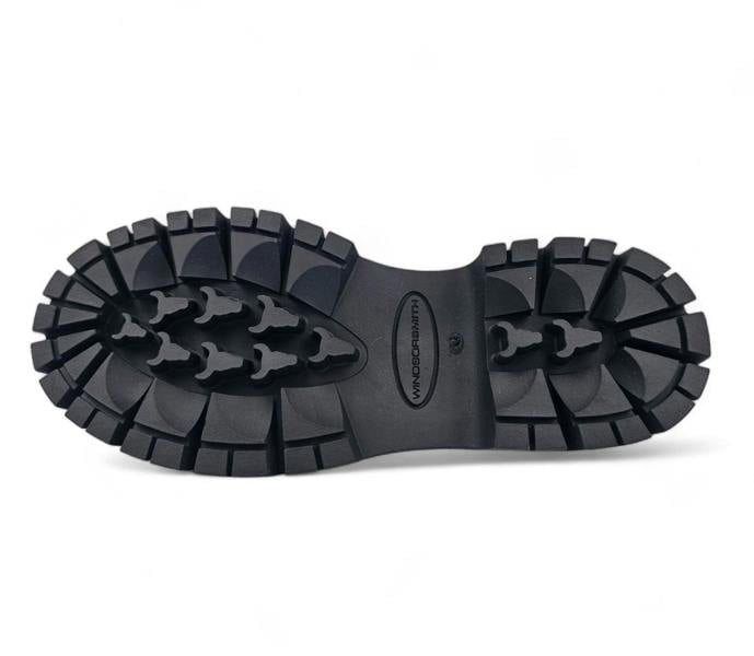 Windsorsmith Black Leather Chunky Loafers - Throne