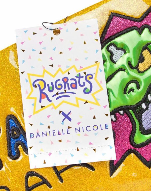 Danielle Nicole Womens Yellow Rugrats Clutch Bag (One Size)