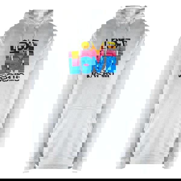 Moschino Love Moschino Multi Logo White Hoodie