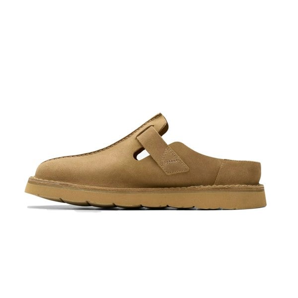 Clarks Originals Solsbury Suede Mule Dark Sand