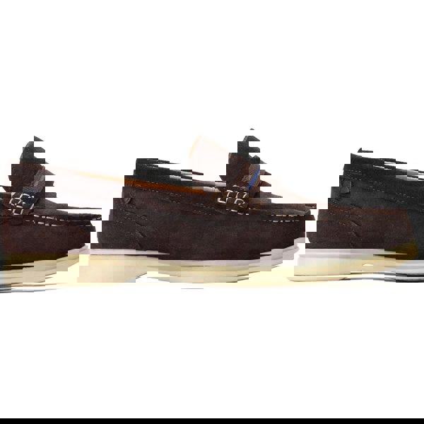 Base London Drum Leather Men's Burnt Brown Loafers