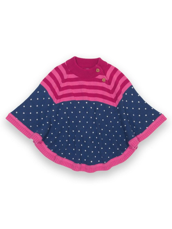 Kite Girls Organic Berry Blush Poncho