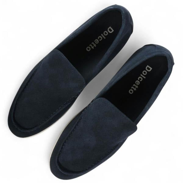 Dolcetto Men’s Durable Slip-On Loafers with Cushioned Insole