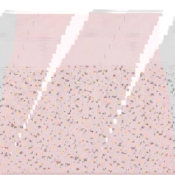 Mini Cuddles Baby Girls 3pk Floral Printed & Solid Leggings, Multicolour