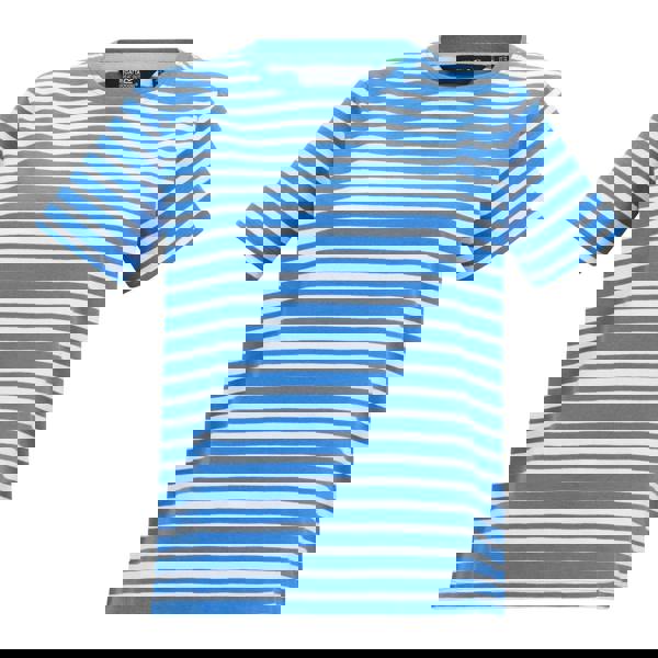 Regatta Womens/Ladies Bayletta Striped T-Shirt - Sonic Blue/White - 