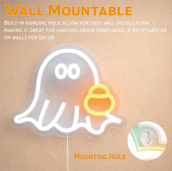 Fxlab Ghost Silhouette Neon Light Indoor USB Decoration