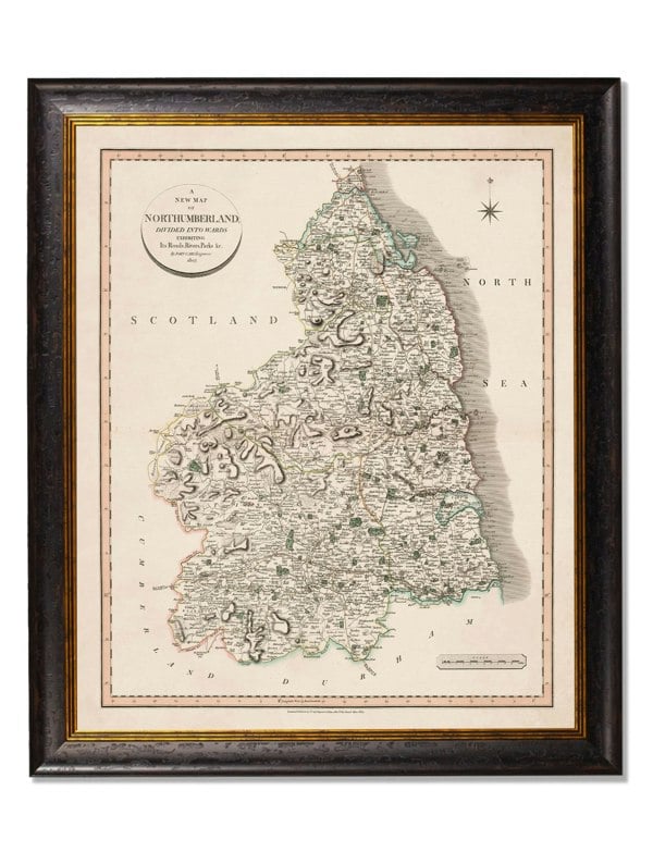 Exceptional Art c.1806 County Maps of England