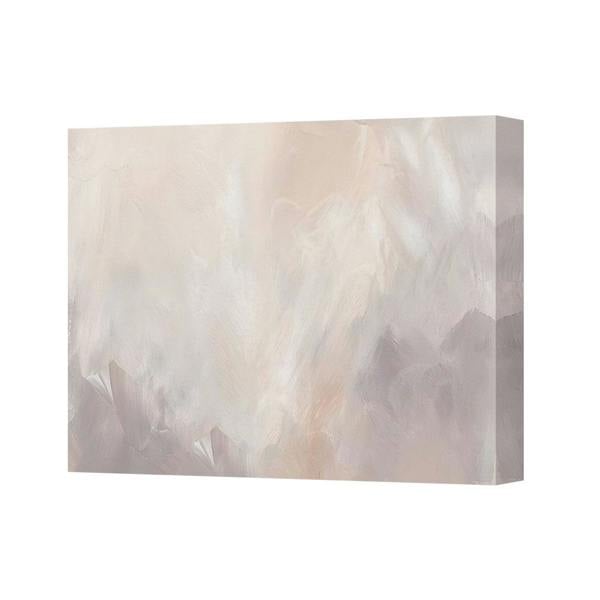Benjamin Tate Design Neutral Abstract Canvas Wall Art 2902 Pastel Textured Finish Ready to Hang
