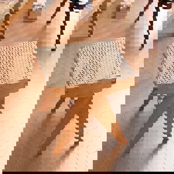 Noah Rattan Bench, Wood-Rit Concept-Rit Concept