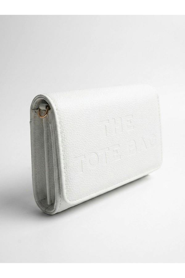 ikrush Constance Pebbled Faux Leather Text Bag