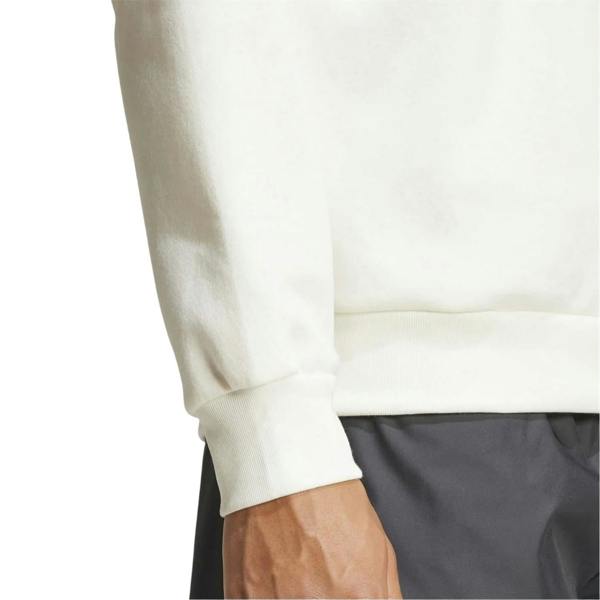 Adidas Mens City Escape Quarter Zip Tailored Sweatshirt - Off White - 
