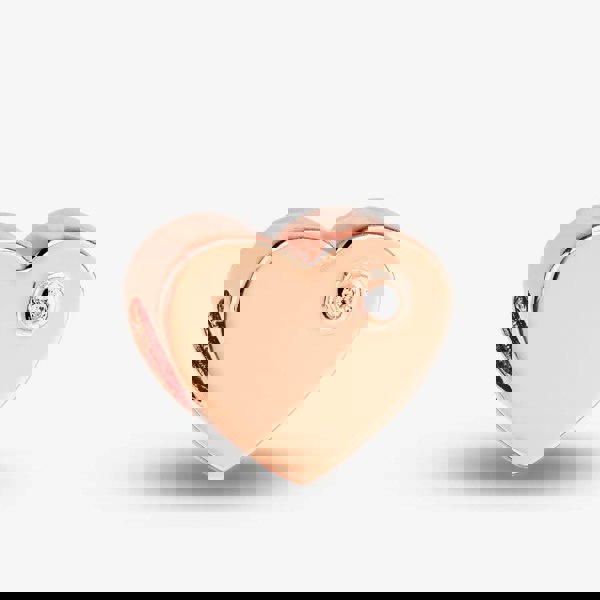 Rosa Lea White Offset Heart Charm AM-2THB001806