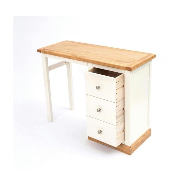 Cabinet Bits Trevi 3 Drawer Desk - Dressing Table Chrome Knob