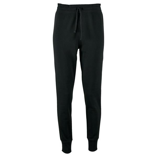 SOLS Womens/Ladies Jake Slim Fit Jogging Bottoms - Black