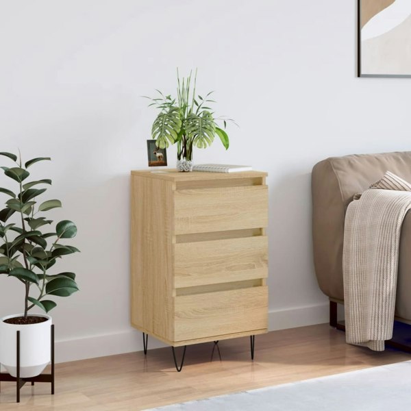Berkfield Sideboard Sonoma Oak 40x35x70 cm Engineered Wood