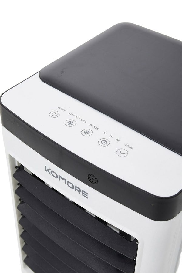 Living and Home Portable 10L Evaporative Air Cooler with Remote Control