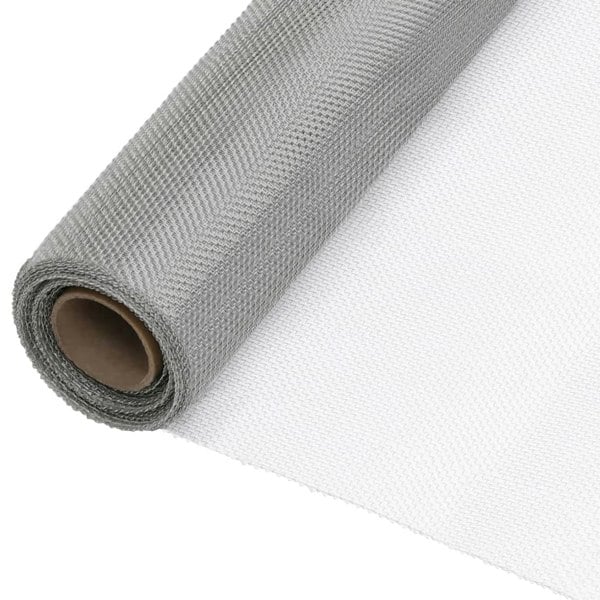 Berkfield Mesh Screen Stainless Steel 60x500 cm Silver
