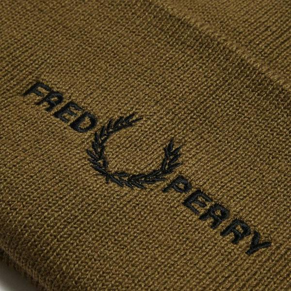 Fred Perry Embroidered Shaded Stone Beanie 1SZ