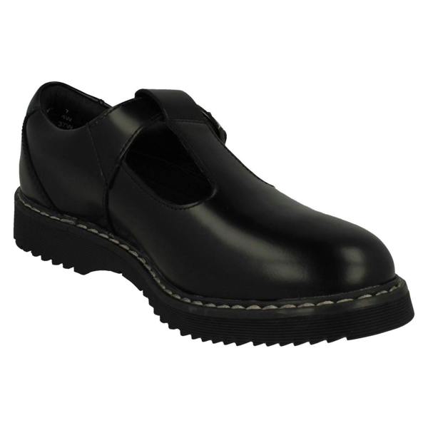 Start-rite Girls Angry Angels By Startrite Smart T-Bar School Shoes Envisage
