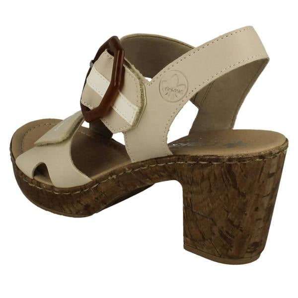 Rieker Ladies Rieker Block Heeled Sandal 66876