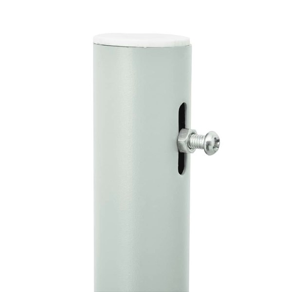 Berkfield Patio Retractable Side Awning 140x500 cm Grey