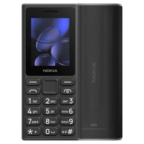 Nokia 105 2025 2G Basic Mobile Phone Black