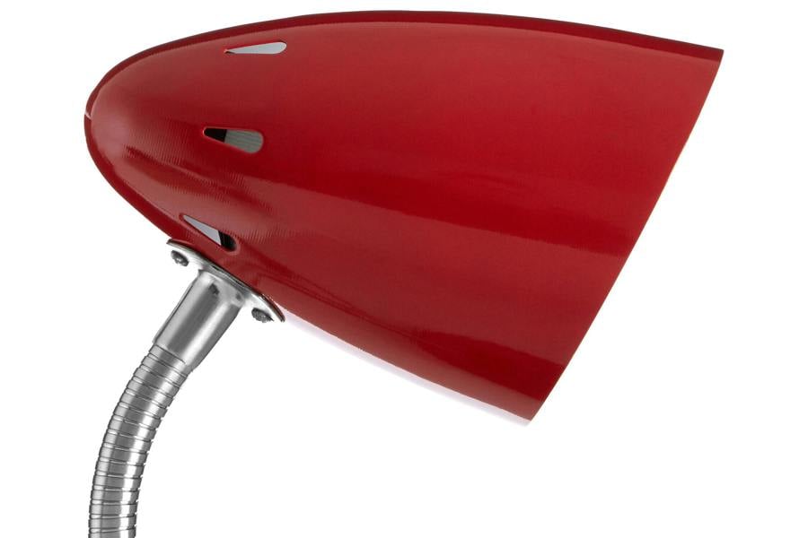 Maison by Premier Flexi Red Gloss Desk Lamp