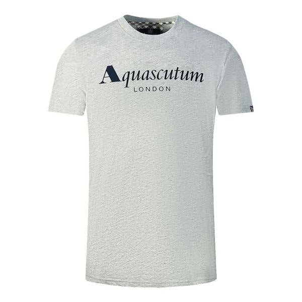 Aquascutum Mens London T-Shirt - Grey - 