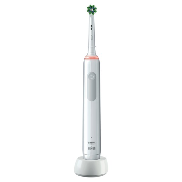 Oral-B Pro 3 - 3000 - Cross Action Electric Toothbrush Designed By Braun - White