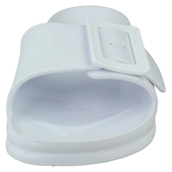 Spot On Ladies Spot On Flat Buckle Mules F00349