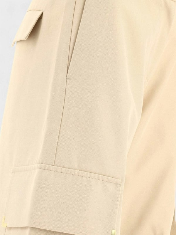 Palm Angels Metal Frame Trousers Beige - Supplied FashionPalm Angels