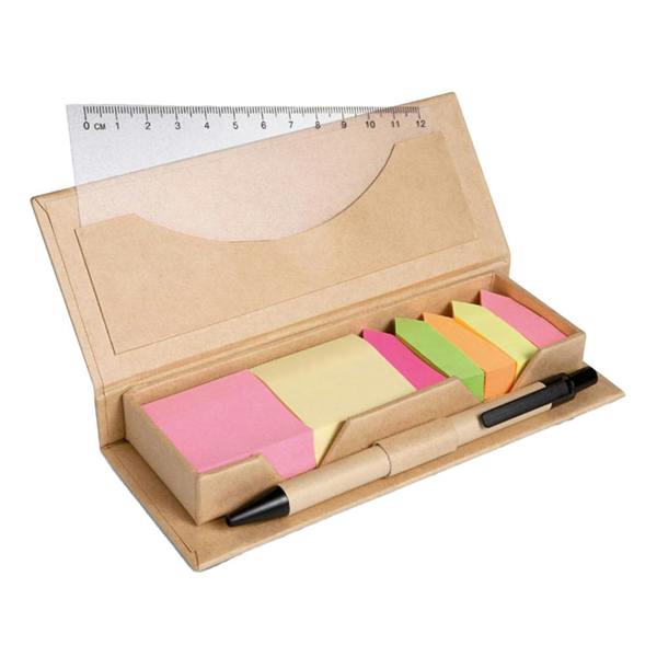 MidOcean Stibox Sticky Notes Set - Beige - 