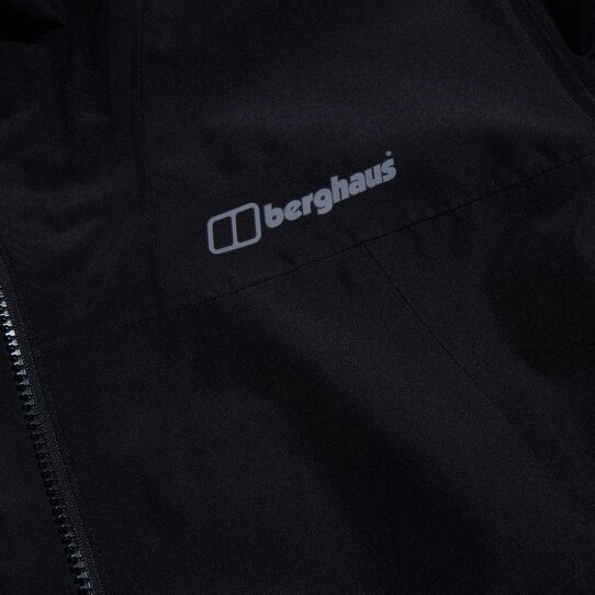 Berghaus Mens Deluge Pro 3.0 Rain Jacket Waterproof Coat Black