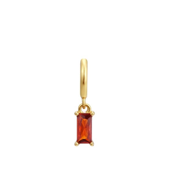 Gold Trip January Birthstone Necklace Charm
