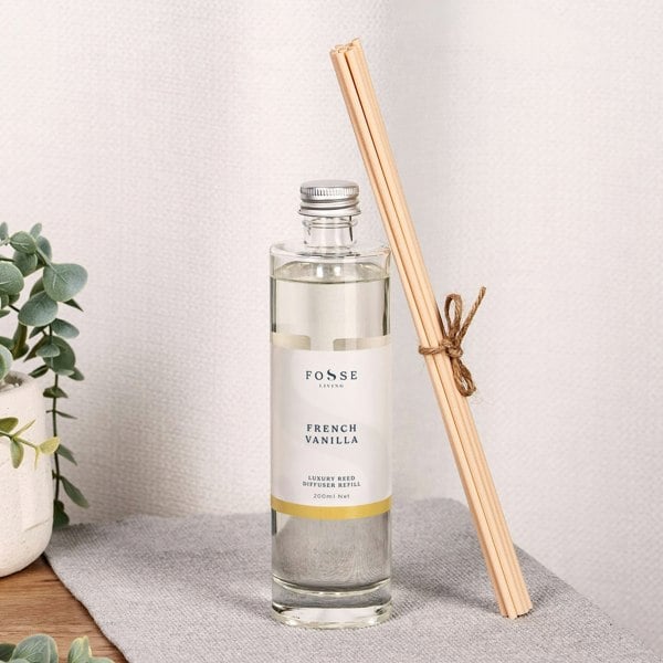 Fosse Living French Vanilla Reed Diffuser Refill 200ml