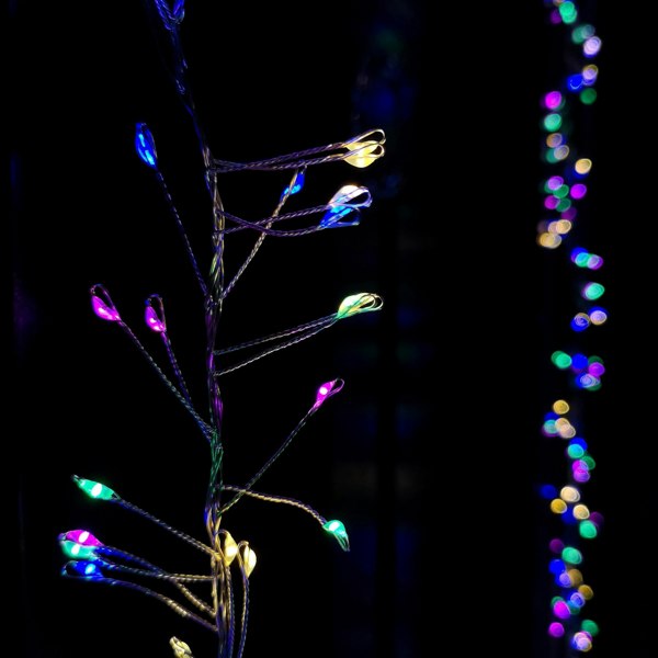 Samuel Alexander 5.5m 880 LED Indoor Outdoor Christmas Door Lights in Multi-Coloured