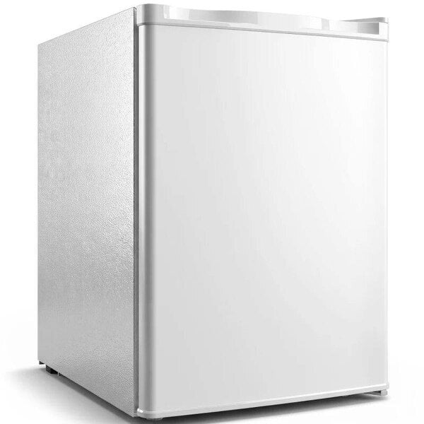 60L Tabletop Mini Freezer, Countertop Small Freezer with Reversible Door, Removable Wire Shelves, White